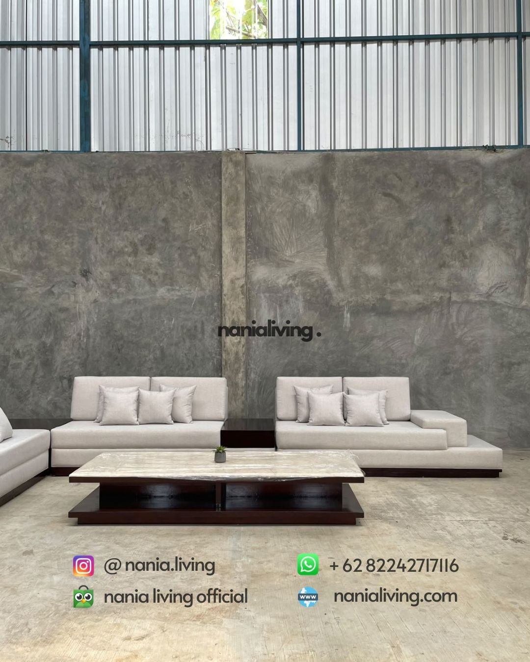 Luxury Modern Corner Sofa With A Marble Top (4)