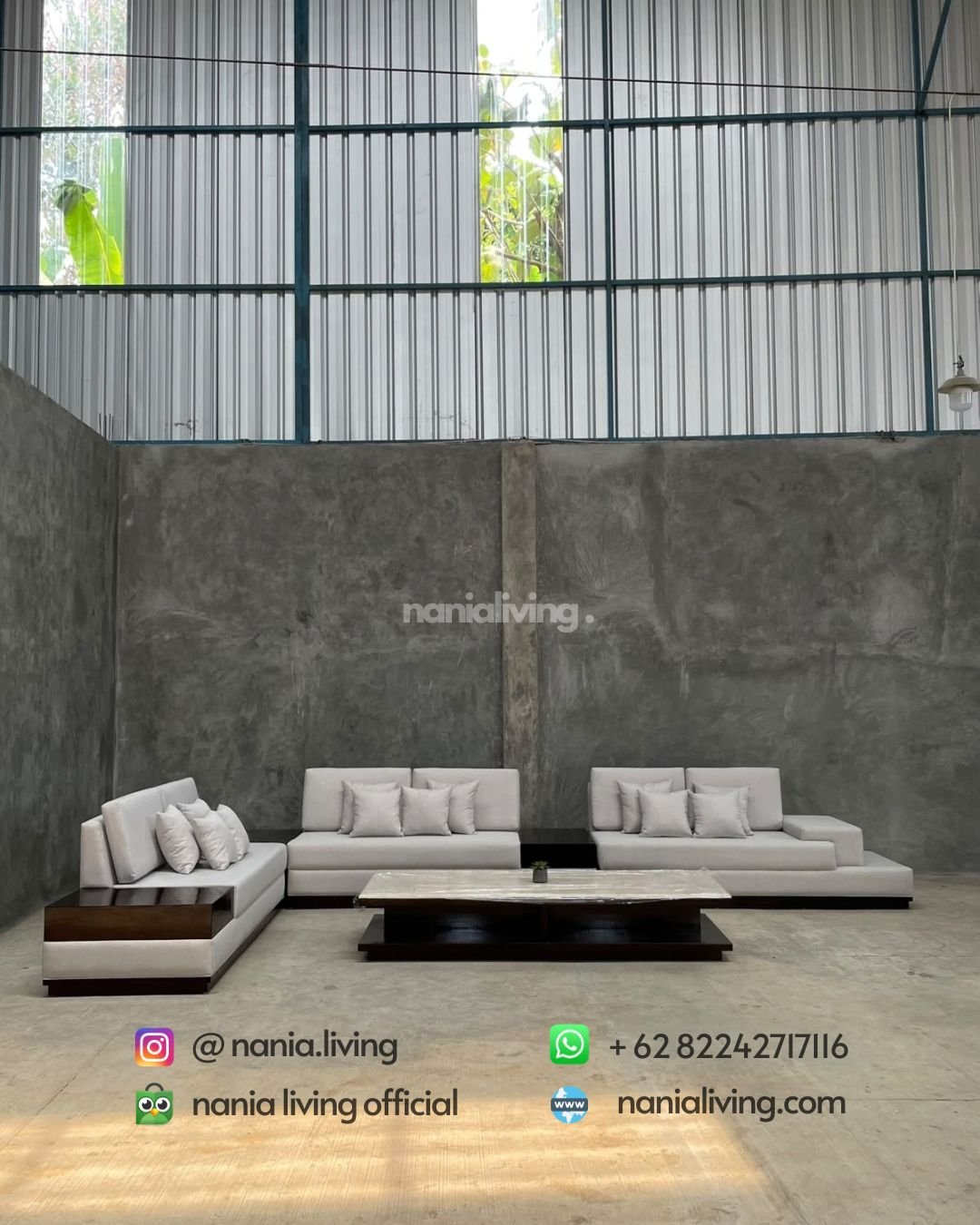 Luxury Modern Corner Sofa With A Marble Top (9)