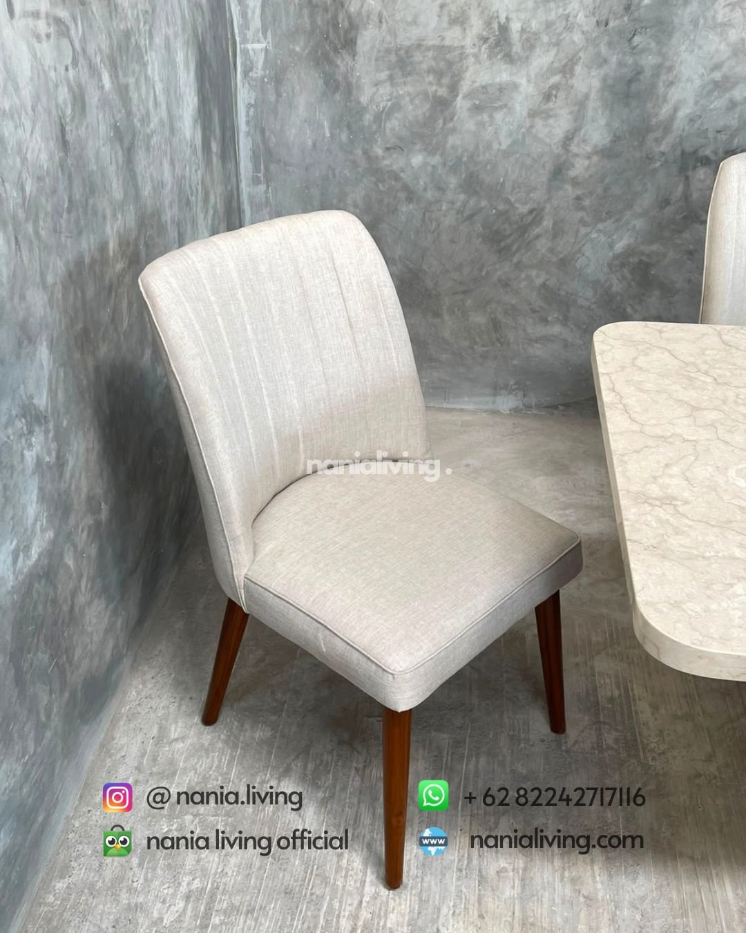 New Modern Marble Dining Table With 6 Chairs (3)