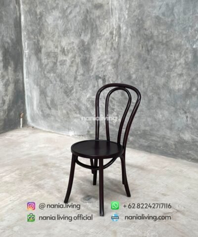 Teak Dining Chair With A Balloon Motif
