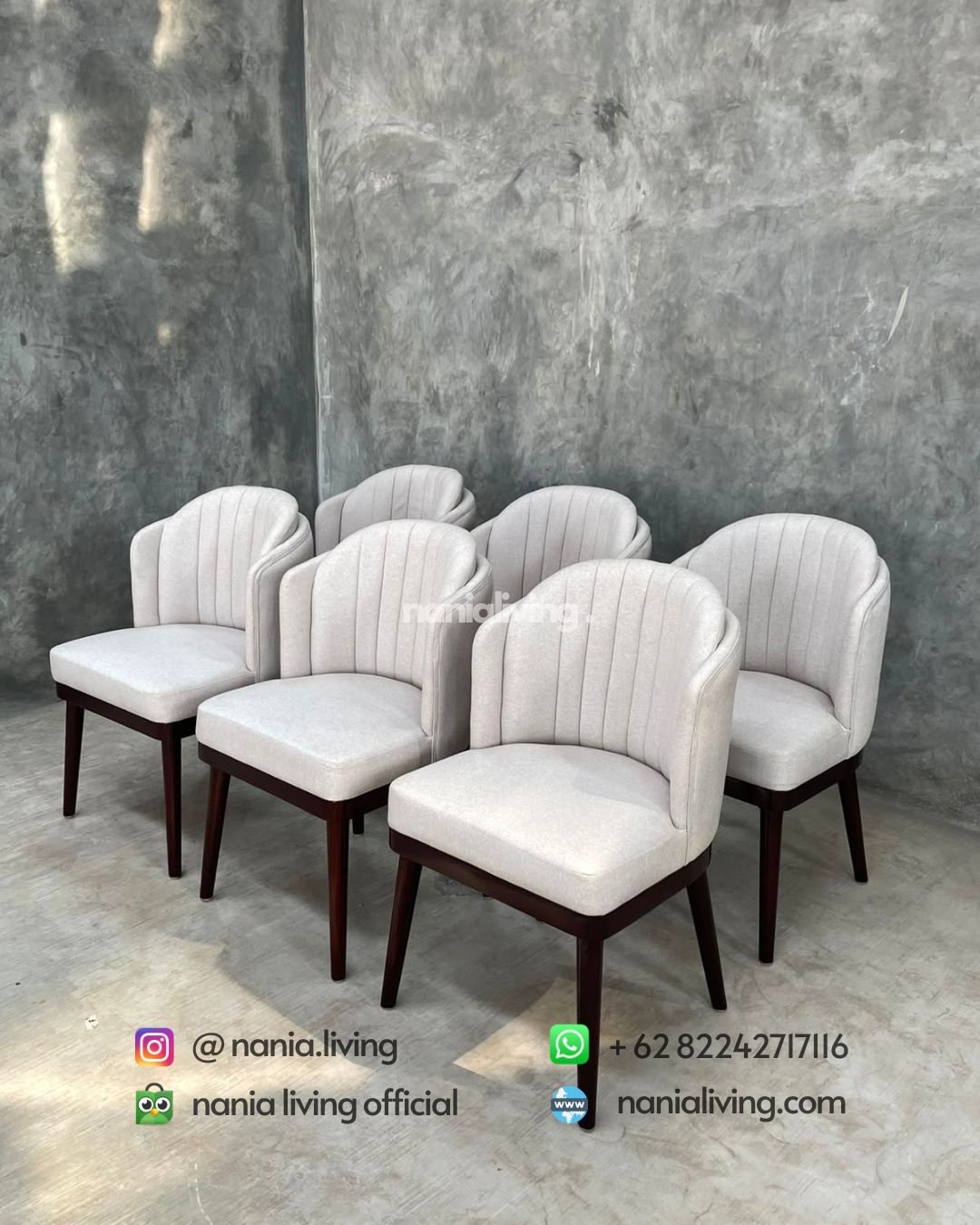 White Double Dining Chair (1)