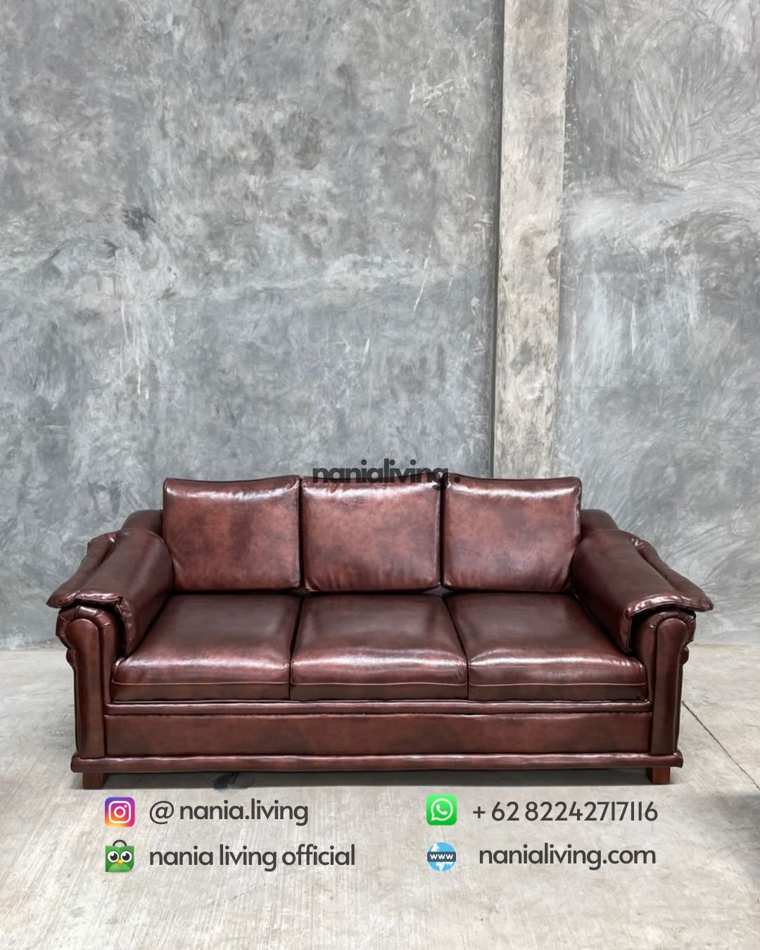 Luxurious Chesterfield Guest Sofa Without Table (5)