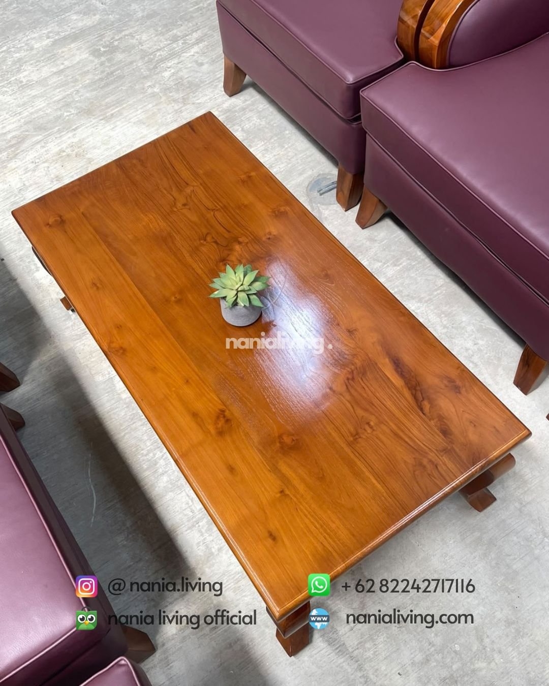 Luxury 4-seater Living Room Sofa Set With 1 Table Chairs (3)