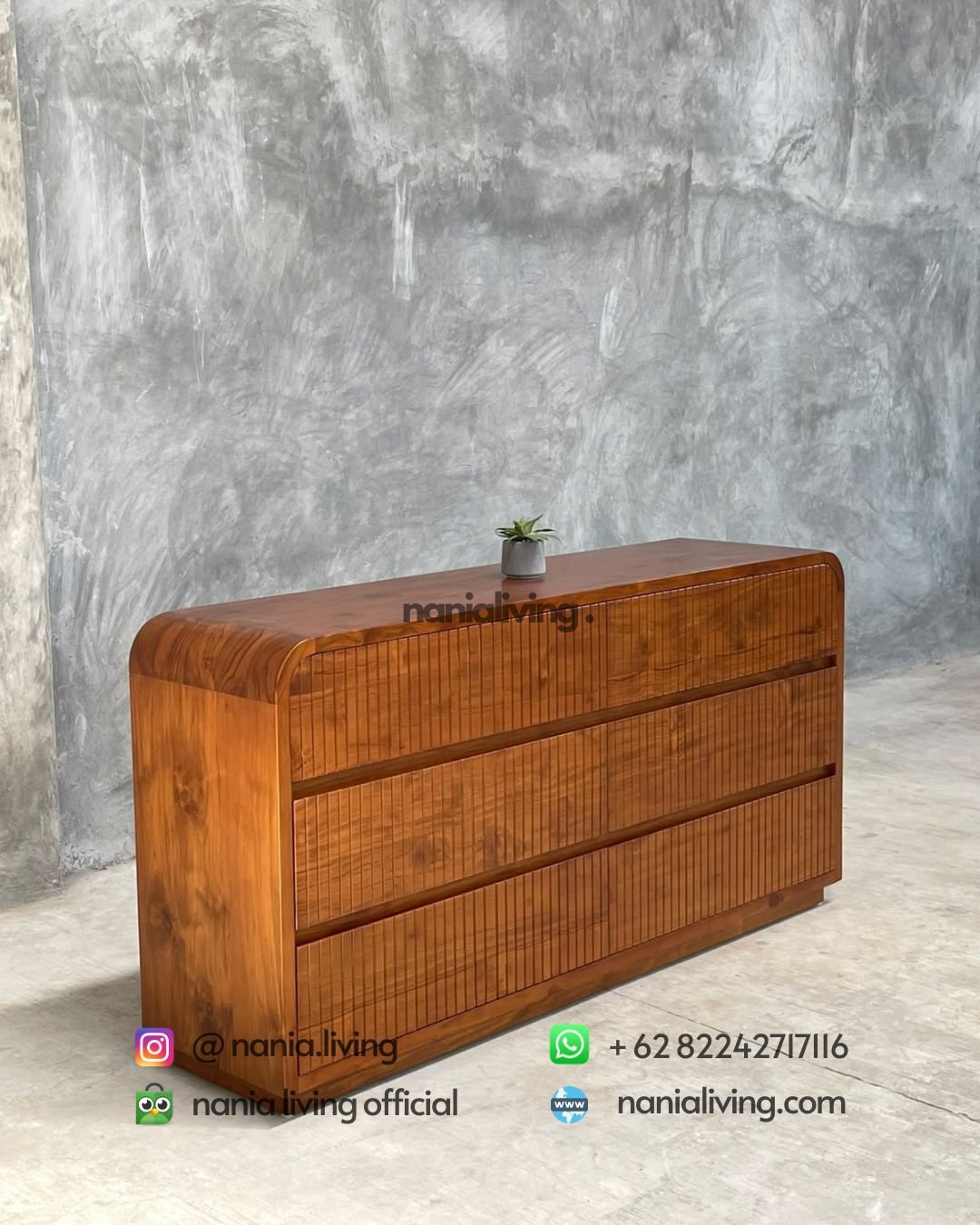 Modern Minimalist Teak Sideboard (2)