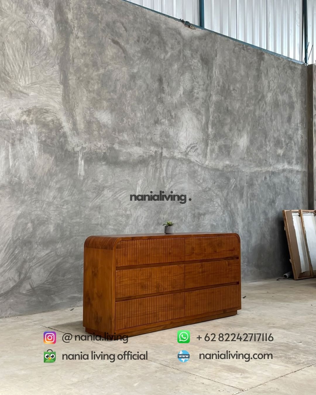 Modern Minimalist Teak Sideboard (5)