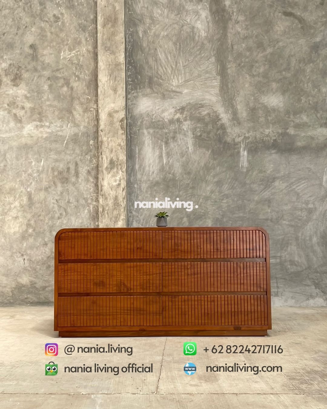Modern Minimalist Teak Sideboard (7)